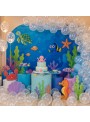 Balões de Látex Cristal Transparente 5 Polegadas 13cm São Roque 50 Unidades