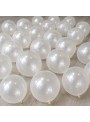 Balões de Látex Cristal Transparente 5 Polegadas 13cm São Roque 50 Unidades