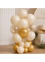 Balão de Látex Areia 5 Polegadas 13cm São Roque 50 Unidades