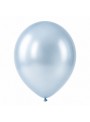 Balões de Látex Azul Metálico 11 Polegadas 28cm São Roque 25 Unidades