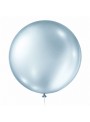Balões de Látex Azul Soft Metálico 05 Polegadas 13cm São Roque 25 Unidades