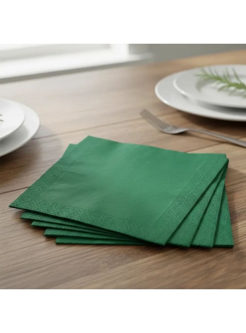 Guardanapos de Papel Luxo Verde – 20 unidades