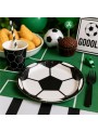 Pratos De Papel Descartáveis Bola De Futebol 18cm 10 Und