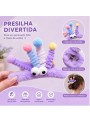 Presilha Divertida Cabelo Maluco Com Olhinhos Fantasia Festa