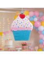 Pinhata Cupcake Com Bastão Máscara E Confetes Bam Festas