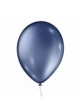 Balões de Látex Azul Safira Metálico 11 Polegadas 28cm São Roque 25 Unidades
