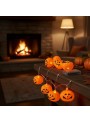Cordão de Led Luminoso Abóbora Decoração Halloween 1,80 Metros