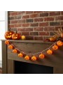 Cordão de Led Luminoso Abóbora Decoração Halloween 1,80 Metros