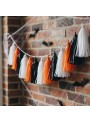 Guirlanda Halloween Pompom Silver Festas 2 Metros