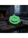 Enfeite Decorativo Festa Halloween Abóbora Neon 25,5cm