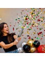 Lança Confetes Colorido Metalizado 20cm Silver Festas 1 Unidade