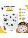 Guardanapo De Papel Patinhas Cachorro Pet 20 Unidades