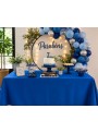 Toalha de Mesa Retangular Azul Royal Descartáveis para Festa