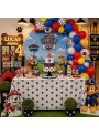 Toalha De Mesa Patinhas 137x183cm Decoração De Festa