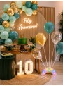 Suporte Para Balões Arco Iris Luminoso 5 Hastes Decoração
