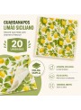 Guardanapo de Papel Limão Siciliano 20 Unidades Folha Dupla