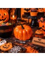 Decoração Halloween Abóbora Em Espuma 10cm 1 Unidade