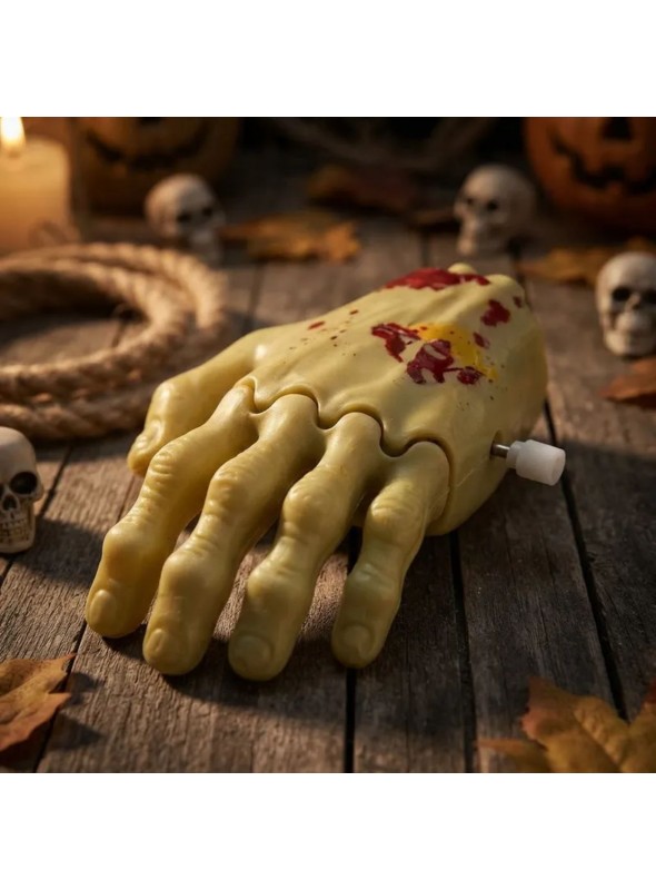 Enfeite Decorativo Mão de Corda Sangue Halloween 9cm Bazar