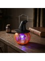 Luminária Abóbora Festa Halloween 9cm Dia das Bruxas Silver Festas