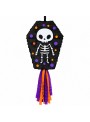 Pinhata Esqueleto Halloween Com Bastão E Máscara Bam Festas