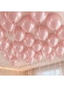 Balões de Látex Rosa Soft Metálico 11 Polegadas 28cm São Roque 25 Unidades