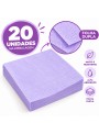 Guardanapos de Papel Folha Dupla Lilás Pastel 32x32 Silver Festas – 20 unidades