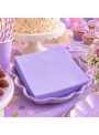 Guardanapos de Papel Folha Dupla Lilás Pastel 32x32 Silver Festas – 20 unidades