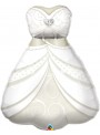 Balão Metalizado Casamento Vestido de Noiva  – 1 unidade