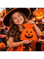 Saquinho Tecido Para Lembrancinha Doces e Travessuras Halloween 1 Und
