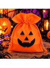 Saquinho Tecido Para Lembrancinha Doces e Travessuras Halloween 1 Und