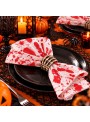 Guardanapo de Papel Halloween Manchas de Sangue 33x33cm 20 Unidades
