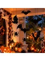 Enfeite Halloween para Pendurar Aranhas e Morcegos 1 Metro