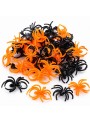 Decoração Festa Halloween Mini Aranha Colorida pct 30 und