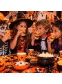 Copo Descartável Halloween Abóbora 210ml Com 20 Un Laranja