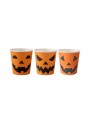Copo Descartável Halloween Abóbora 210ml Com 20 Un Laranja