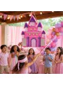 Pinhata Castelo Das Princesas Com Bastão Máscara E Confetes