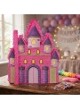 Pinhata Castelo Das Princesas Com Bastão Máscara E Confetes