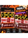 Kit Faixa Decorativa Halloween Cena Crime Isolamento 3 Und