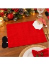 Jogo Americano Em Tecido Papai Noel Natal 1 Unidade