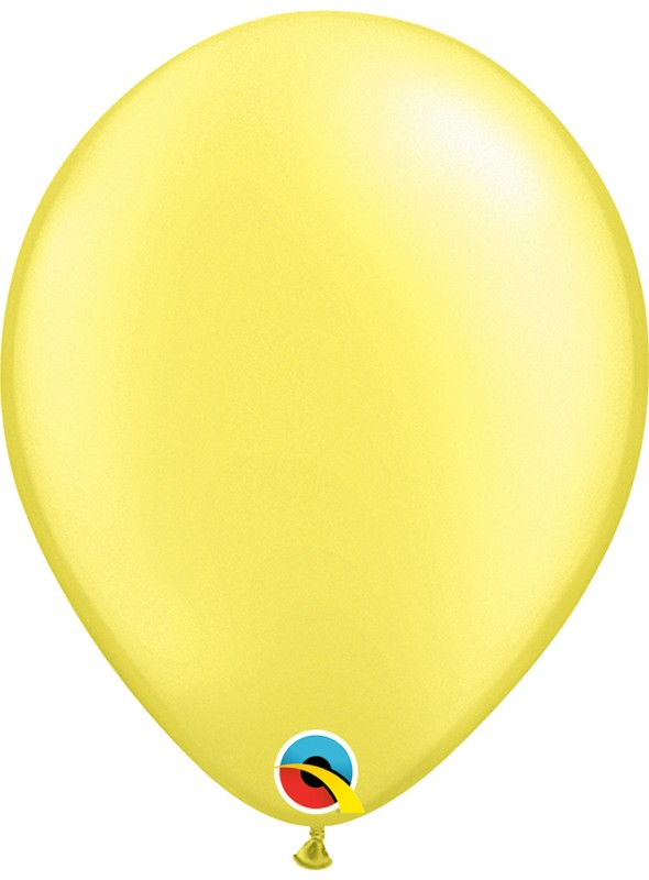 Balões de Látex Amarelo Candy Colors – 5 unidades