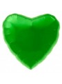 Balão Metalizado Coração Verde Claro – 1 unidade