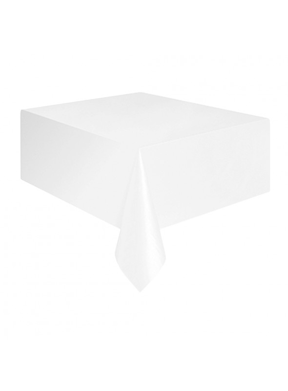 Toalha de Mesa Descartável de Luxo Branca – 1 unidade