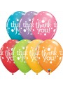 Balões de Látex Qualatex Agradecimento Obrigado – 10 unidades