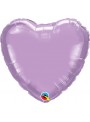 Balão Metalizado Qualatex Candy Colors Coração Lilás – 1 unidade