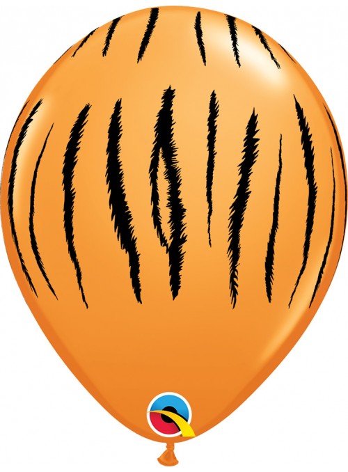 Balões de Látex Qualatex Safari Tigre – 5 unidades