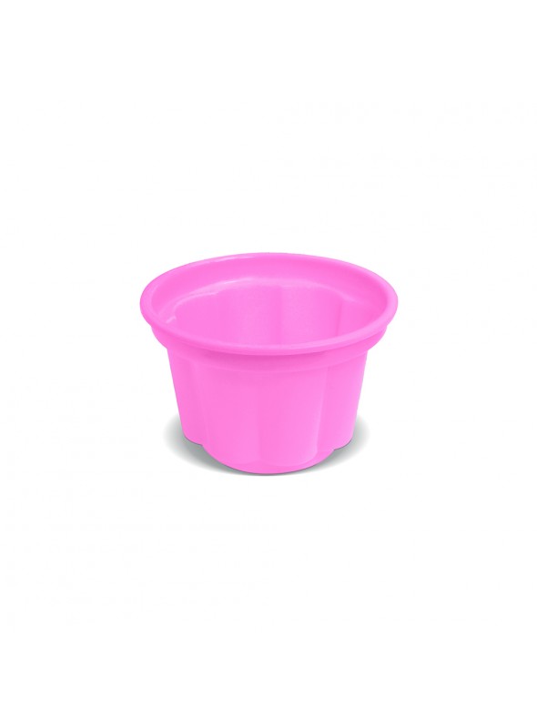 Potes Sobremesa Descartáveis 120ml Rosa Claro – 10 unidades