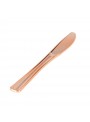 Facas Refeição Descartáveis de Luxo Rose Gold – 8 unidades