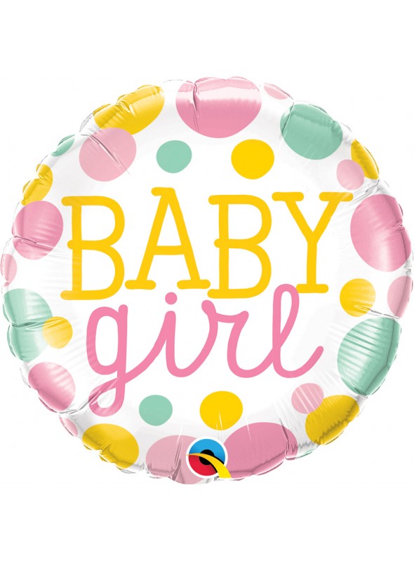 Balão Metalizado Qualatex Maternidade Baby Girl – 1 unidade