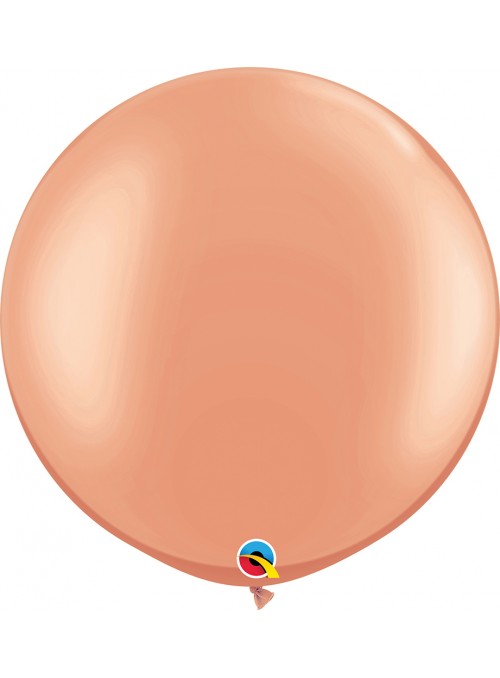 Balão de Látex Gigante Rose Gold 30 Polegadas Qualatex – 1 unidade