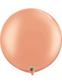 Balão de Látex Gigante Rose Gold 30 Polegadas Qualatex – 1 unidade